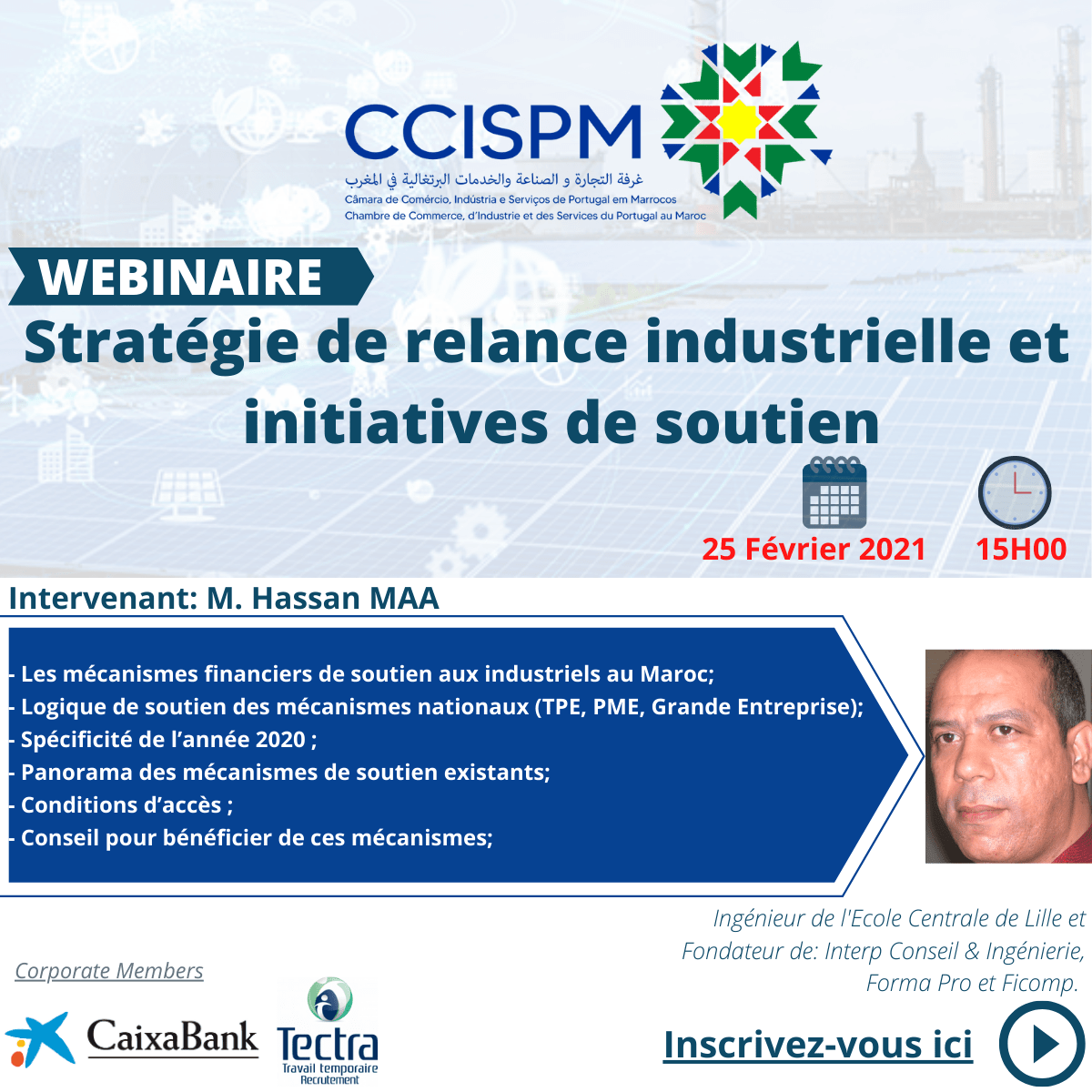 Webinar: Estratégia de relançamento industrial - iniciativas de apoio
