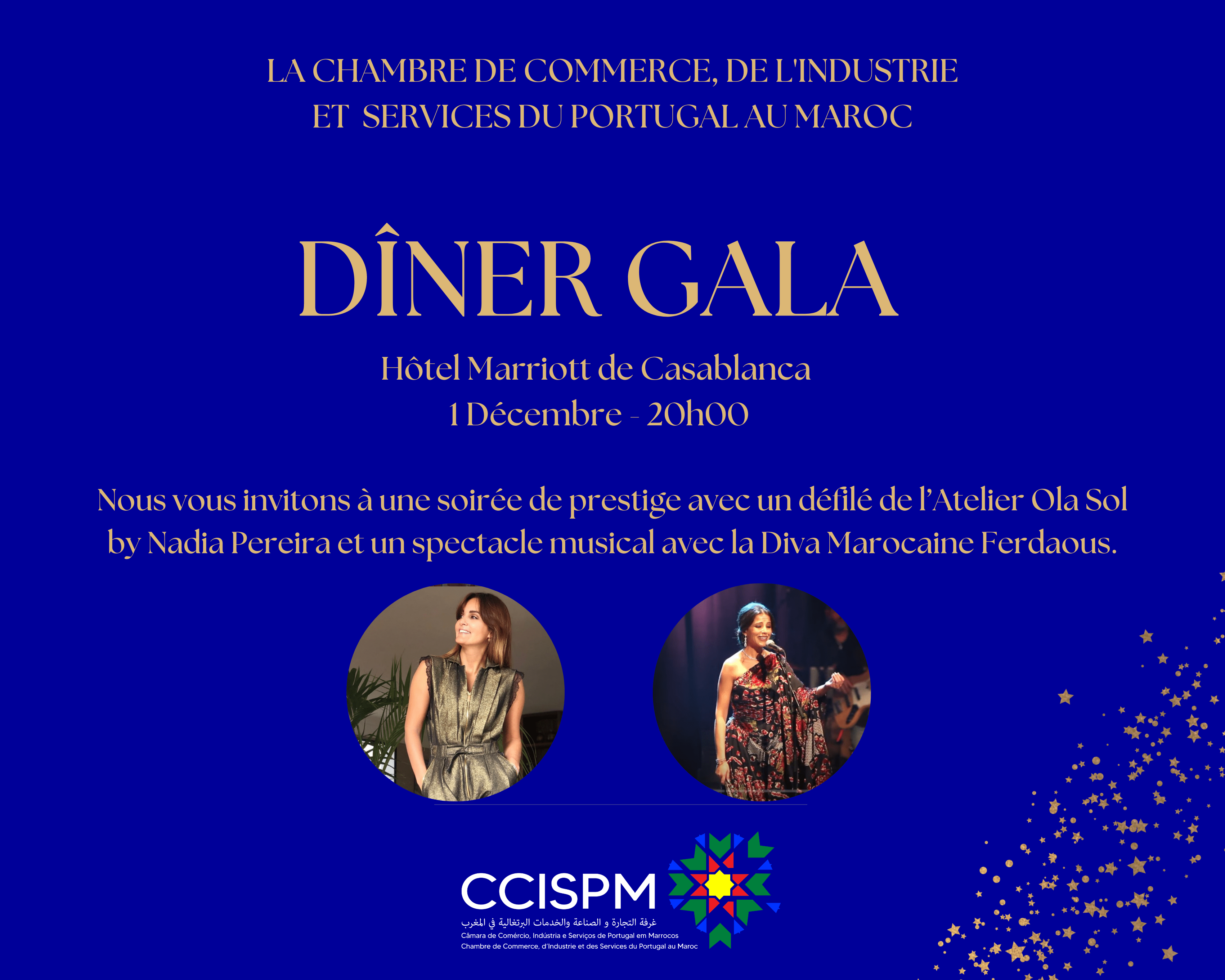 Jantar de Gala 2023 – uma noite excepcional no Marriott de Casablanca orquestrado pela CCISPM!